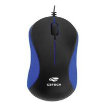 Mouse C3Tech MS-20BL Basico Preto/Azul USB