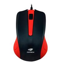 Mouse C3Tech MS-20RD, USB, 1000 DPI, Vermelho