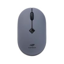 Mouse C3Tech sem Fio RC Nano 4 Botoes 2.4GHz Cinza - M-W60GY