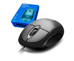 Mouse Classic Box Óptico 3 Botões Mutilasse 1200dpi Mo300 Cor Preto