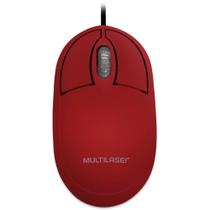 Mouse classic box optico full vermelho usb - mo303