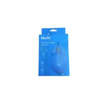 Mouse Classic com fio azul - Multilaser - 9633