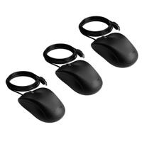 Mouse com fio 1000DPI Preto Intelbras MCI 10 - 3 Unidades