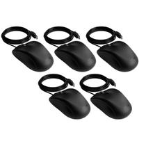 Mouse com fio 1000DPI Preto Intelbras MCI 10 - 5 Unidades