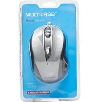 Mouse Com Fio COMFORT Conexão USB 1600dpi Ajustavel e Cabo de 130cm 6 BOTÕES TEXTURA EMBORRACHADA CINZA MO242 MULTILASER Mouse Com Fio COMFORT Conexão USB 1600dpi Ajustavel e Cabo de 130cm 6 BOTÕES TEXTURA EMBORRACHADA CINZA MO242 MULTILASER