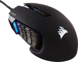 Mouse com fio Corsair Scimitar Elite Preto RGB, 18.000DP