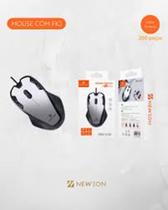 Mouse com fio Desing ergonônico