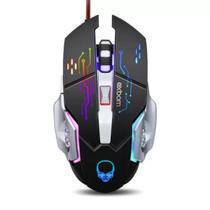 Mouse Com Fio Gamer 6 Botões RGB Óptico Alta Definição