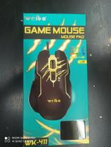 Mouse com fio gamer com rgb
