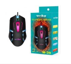 Mouse Com Fio Gamer USB - Luzes Semi Profissional
