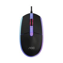 Mouse com Fio Gaming AOC RGB 2000 DPI GM150 Preto Mouse com Fio Gaming AOC RGB 2000 DPI GM150 Preto