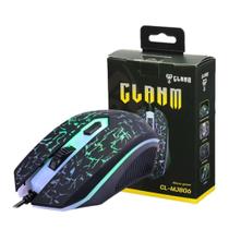 Mouse Com Fio Jungle Preto LED 3.600dpi 4d 1,5 Metros Clmj806 Clanm