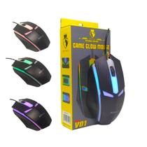 Mouse com fio led