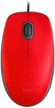 Mouse com Fio Logitech M110S Silent 910-006755 Red