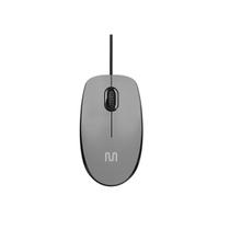 Mouse Com Fio MF400 Conexão USB 1200dpi Cabo de 180cm 3 Botões Clique Silencioso Multilaser
