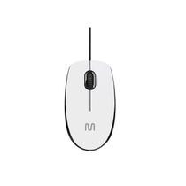 Mouse Com Fio MF400 Conexão USB 1200dpi Cabo de 180cm 3 Botões Clique Silencioso Multilaser