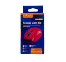 Mouse com fio mod: in20053 usb 1.2m economico e confortavel, superfice lisa textura delicada