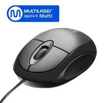 Mouse com Fio Multi Classic Box USB 1200 DPI com Design Compacto e Cabo de 1,2m Preto MO300