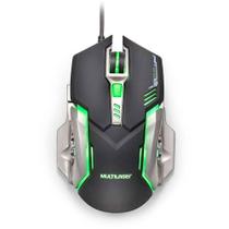 Mouse com fio Multilaser MO269 2400DPI - Preto e Grafite Mouse com fio Multilaser MO269 2400DPI - Preto e Grafite