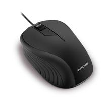 Mouse Com Fio Óptico USB Ergonômico 1200 Dpi 3 Botões Preto