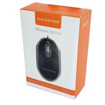 Mouse com Fio Para Escritório Preto