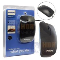 Mouse Com Fio Philips Óptico Ergonômico Com 3 Botões - SPK7302B 1000 Dpi