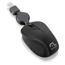 Mouse Com Fio Retrátil Multilaser 1200dpi Usb Notebook Mo231