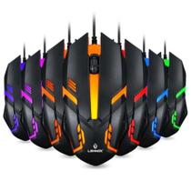 Mouse Com Fio RGB 1200Dpi PC/Notebook/Gamer Lehmox Ley-206 - G-Mouse