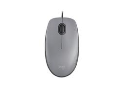 Mouse com fio USB Logitech M110 com Clique Silencioso, Cinza