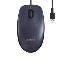 Mouse com fio USB Logitech M90 com Design Ambidestro e Facilidade Plug and Play - 910-004053 Mouse com fio USB Logitech M90 com Design Ambidestro e Facilidade Plug and Play - 910-004053