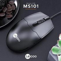 Mouse Com Fio Usb Ms101 Preto Lecoo Mouse Com Fio Usb Ms101 Preto Lecoo