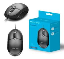 Mouse Com Fio USB Óptico MO300 Multilaser Full Black Preto