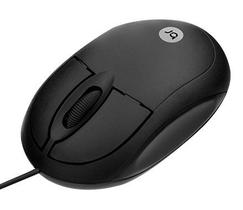 Mouse com Fio Usb Preto Bright