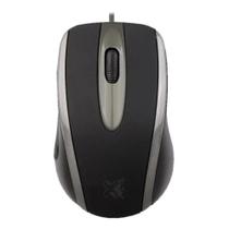 Mouse Com Fio Usb Techzone Preto/Cinza Maxprint