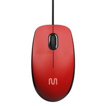 Mouse com fio USB Vermelho 1200 dpi MO390 - Multi