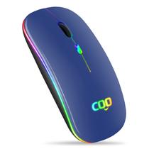 Mouse COO LED Slim com 3 DPI ajustáveis Bluetooth 5.1