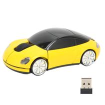 Mouse de carro sem fio ASHATA 2,4 GHz Cool 3D Sport Car Shape