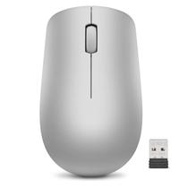 Mouse de computador sem fio Lenovo 530 tamanho completo 2,4 GHz cinza