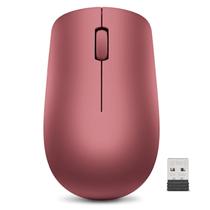Mouse de computador sem fio Lenovo 530 tamanho completo vermelho cereja