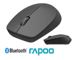 Mouse Dual Mode Bluetooth e Sem Fio USB Rapoo Silencioso 1.300 DPI Rápido 5 anos de Garantia 2.4GHz