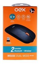 Mouse Dual Mode Wifi e Bluetooth Oex Preto ms603