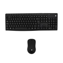 Mouse E Teclado Sem Fio Wireless 2.4 Ghz Escritório Para Pc