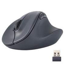 Mouse Elecom EX-G sem fio ergonômico 2000DPI 5 botões preto