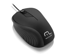 Mouse Emborrachado Preto Multilaser - MO222