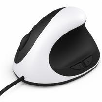 Mouse Ergonômico Com Fio Vertical Conforto 6 Botões 1600 Dpi Cor Preto Usb Mouse Ergonômico Com Fio Vertical Conforto 6 Botões 1600 Dpi Cor Preto Usb