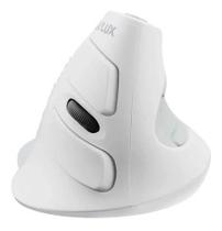 Mouse Ergonômico Delux Branco C/ Fio 6 Botões M618bu Wired