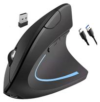 Mouse Ergonômico Mão Direita Confortável Vertical Bluetooth Mouse Ergonômico Mão Direita Confortável Vertical Bluetooth