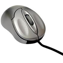 Mouse Ergonômico Óptico Com Fio Usb Prata Para Computador Mouse Ergonômico Óptico Com Fio Usb Prata Para Computador