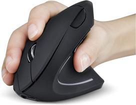 Mouse Ergonômico Óptico Vertical Sem Fio recarregavel usb