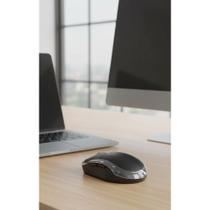 Mouse Ergonômico USB LED Preto 1000DPI Plug & Play